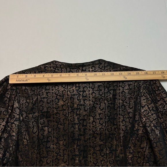 Vintage Begedor Italia leather jacket in black and bronze - Picture 10 of 10